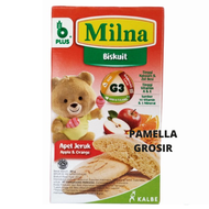 MILNA BISKUIT BAYI SNACK MPASI BISKUIT APEL JERUK MILNA 65gr  SNACK makanan ringan jajanan cemilan c