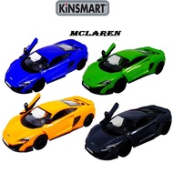 Kinsmart 1:36 Mclaren 675LT Diecast Collectible Model Toy Car 16211 Raion Toys Cars for Boys Toy Kid