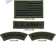 patch bordir us army/us army/1 set Isi 4