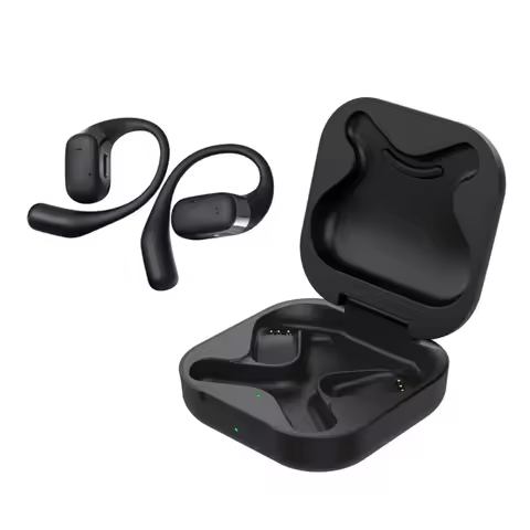 Earbuds Charging Case Replacement for Shokz OpenFit T910 Headphones ABS PC USB C Earbuds Charger Cas