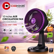 DEKKA 10” TABLE FAN HIGH SPEED STRONG WIND TURBO FAN 4 SPEED