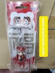 《全新 未開封 現貨》絕版 bearbrick 70% 紅色達摩 紅福 be@rbrick 匙扣