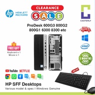 FREE KBM 🎁 [R] HP SFF Desktops 400G6 400G4 800G3 800G2 800G1 600G2 600G3 Barebone Desktop PC Origina