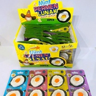 Permen Cemilan Snack Gummy Gumi Jelly Jeli Yupi Telur Ayam Ceplok Mata Sapi Mainan Anak Murah (isi 3