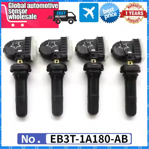 4Pcs/lot TPMS Tire Pressure Sensor EB3T-1A180-AB For Ford Focus 2016-2018 315MHz EB3Z-1A189-A EB3T-1