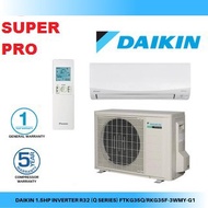 *FAST SHIP* DAIKIN 1HP INVERTER R32 (5 STAR Q SERIES) FTKG28Q/RKG28F-3WMY-G1/AIRCOND JIMAT ELEKTRIK