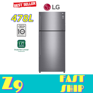 LG Fridge GN-C602HLCC 516L Top Freezer with Inverter Refrigerator Linear Compressor
