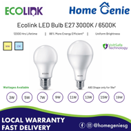 Philips Ecolink LED Bulb E27 Base 3W/ 5W/ 9W/ 11W/ 13W/ 15W/ 19W  Cool Daylight 6500K / Warm White 3