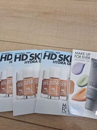 MUF HD Skin粉無痕活潤精華粉底液 體驗卡 4x0.63ml