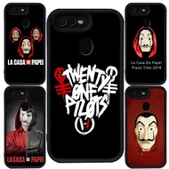 Case for OPPO A1K A3S A12 F9 Pro F5 A5S A7 A12s A11K A5 A12E Black SiliconeF7 M-49 La Casa De Pape