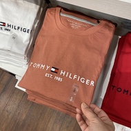 26 North America Tommy Hilfiger Tommy Summer Mens Fashion Embroidered Logo Pure Cotton Round Neck Sh