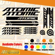 Atomic 2 bike Stickers Atomic 2sticker Decals