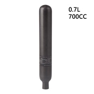 ถังอากาศ HPA คาร์บอนไฟเบอร์700CC 0.7L ถังเติมลมสกูบ้า4500PSI ขวดน้ำโซดา CO2สำหรับดำน้ำอุปกรณ์เสริมที