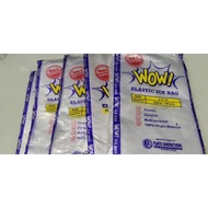500pcs 4x12 WOW Ice Bag Plastic .0009 Plastic Bag