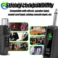 2 4GHz Wireless XLR Transmitter and Receiver with Rechargeable Battery for Audio