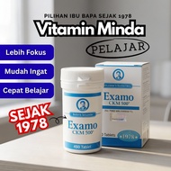 EXAMO CKM 500 Supplement Vitamin Minda Fokus Brain Booster Support Nutrisi Otak Makanan Tambahan Pel