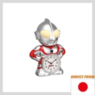 Seiko Clock Alarm Clock Ultraman Character Type Talking Alarm Analog JF336A SEIKO Silver 23.7 x 16.7 x 12cm