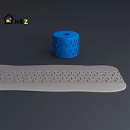 Kaleidoscope Clay Stamp Roller Geometric Flower Patterns Relief Rolling Tool Ceramic Clay Texture Wh