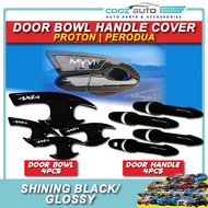 Perodua Bezza Myvi Alza Axia Ativa Saga Persona S70 Wira Door Handle Door Bowl Cover Shining Black P