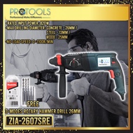 PROTOOLS/AXM 26MM 3 MODES ROTARY HAMMER DRILL -FOC MAKITA 5 PCS DRILL BIT SET
