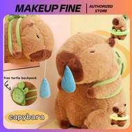 Capybara Plush Doll Turtle style/snot style Capybara Rodent Simulation Soft Capybara Plushie Toy Bir