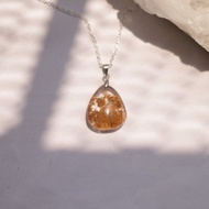 黃幽靈吊墜 幽靈水晶 超透體 簡約吊墜 水晶礦石 原礦項鍊