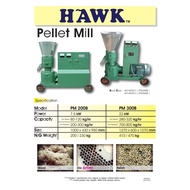 Tokai  Pellet Mill PM200 c/w TECO Electric Motor 7.5 KW UP to 800kg/hour