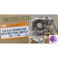 (ORIGINAL TKK) EX5 HIGH POWER (L/H) CRANKCASE SIAP NEUTRAL SWITCH CASING