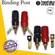 Binding Post Gold PVC 4mm (price per pair) by basshaker
