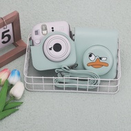 กระเป๋ากล้องรูปเป็ดการ์ตูน Mini12กระเป๋าหลังแม่เหล็กกระเป๋าเก็บภาพสไตล์กระเป๋าเอกสารคอลเลกชันหนึ่งชิ้นตัวแทน