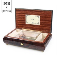 50-Tone Movement Raymans Decal Wooden Customized Song Music Box Music Box Jewelry Box Birthday Gift 