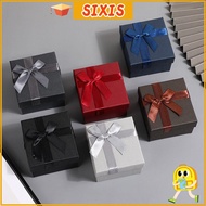 SIXIS Watch Box, Dustproof Bowknot Design Gift Packing Box, Multi-functional Square Gift Show  Gift