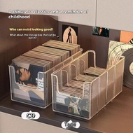 C cd CD Storage Box Storage Acrylic Transparent Album Mask Desktop Shelf Large Capacity Collection c