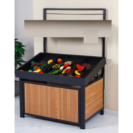 175x120x80cm FRUIT ORGANISERS SHOP DISPLAY RACK WARDROBE MERCHANDISE one layer BIG HEAVY GOOD ORGANI