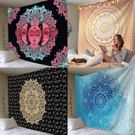 Foreign Trade Pink Mandala Tapestry Indian Wall Decoration Ethnic Style Home Furnishing in Backgroun