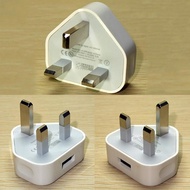 [Stock] Cell Phone Charger USB UK 3 Pin Regulatory 5V 1A Universal Travel Charger USB Power Adapter