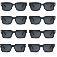 10pcs Retro 80s Party Glasses Bachelor Party Square For Adults, Halloween, Cosplay & Holiday Events