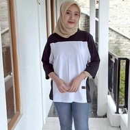 Latest trendy plain t-shirts for women, oversized t-shirts with 7/ sleeves, 8 women's casual style, 