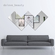 DB 1pcs Home DIY HD Mirror Wall Sticker Full-Length Self-Adhesive Mirror