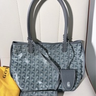 Goyard戈雅 灰色雙面 mini tote 購物袋手提包
