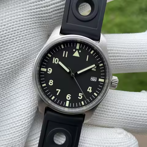 STEELDIVE SD1940 Pilot Automatic Mechanical Watch For Men Waterproof Sapphire Crystal Stainless Stee