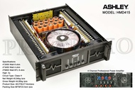 POWER AMPLIFIER ASHLEY HMD415 / HMD 415 / 4 CHANNEL 4X2000 WATT GARANSI