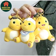 GANTUNGAN Nailong Doll Hanger Nailong Bag Hanger Dino Nailong Keychain Yellow Keychain