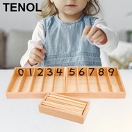 TENOL Montessori Spindle Box Teaching Aids Preschool Professional Math Material Kids