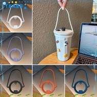 TEASG 2Pcs Water Bottle Handle, Silicone Leakproof Insulated Tumblers, Universal Dia 85 to 100mm Kee