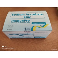 ImmunPro (Sodium Ascorbate Zinc) 500mg, 50 tablets ImmunoPro Vitamins