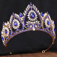 Miss Universe Wedding Crown Queen Rhinestone Tiara Party Stage Show Hair Jewelry for Pageant Party G