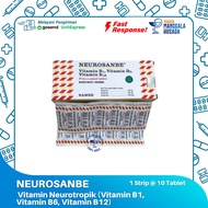 NEURO SANBE tablet PER STRIP @ 10 tablet Vitamin B1 Vitamin B6 Vitamin B12