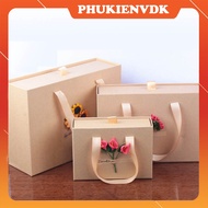 Birthday Gift Box Kraft Drawer With Premium Flower Bag
