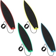 Pack of 4 Finger Surfboard, Finger Skateboard, Portable Fingerboard, Mini Surfboard, Creative Finger